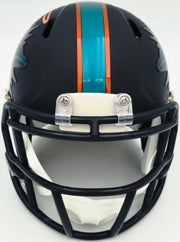 Ricky Williams Autographed Miami Dolphins Black Rivalries Speed Mini Helmet JSA Stock #265677