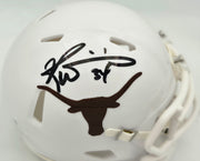 Ricky Williams Autographed Texas Longhorns White Speed Mini Helmet JSA Stock #265679