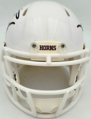 Ricky Williams Autographed Texas Longhorns White Speed Mini Helmet JSA Stock #265679