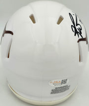 Ricky Williams Autographed Texas Longhorns White Speed Mini Helmet JSA Stock #265679