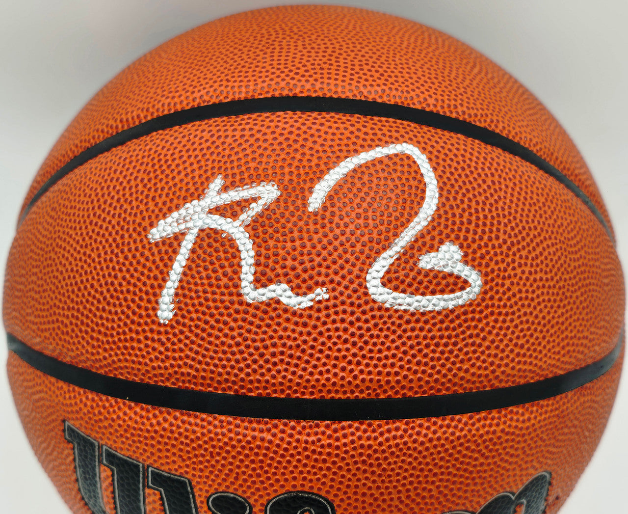 Kevin Garnett Autographed Authentic Series Indoor/Outdoor Basketball Celtics, Timberwolves Beckett BAS Witness Stock #265803
