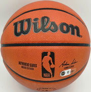 Kevin Garnett Autographed Authentic Series Indoor/Outdoor Basketball Celtics, Timberwolves Beckett BAS Witness Stock #265803