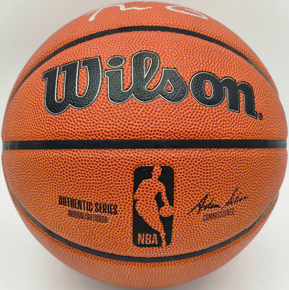 Kevin Garnett Autographed Authentic Series Indoor/Outdoor Basketball Celtics, Timberwolves Beckett BAS Witness Stock #265803