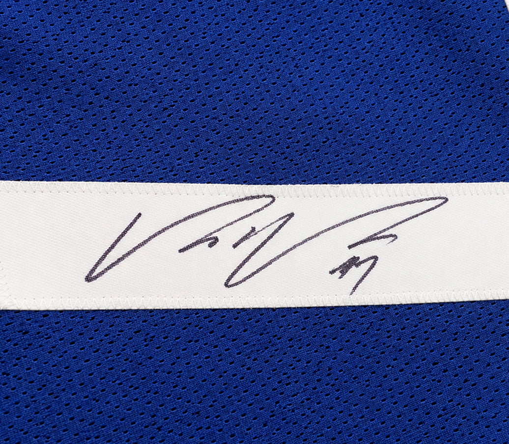 Seattle Seahawks Uchenna Nwosu Autographed Blue Throwback Jersey MCS Holo Stock #265565