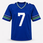 Seattle Seahawks Uchenna Nwosu Autographed Blue Throwback Jersey MCS Holo Stock #265565