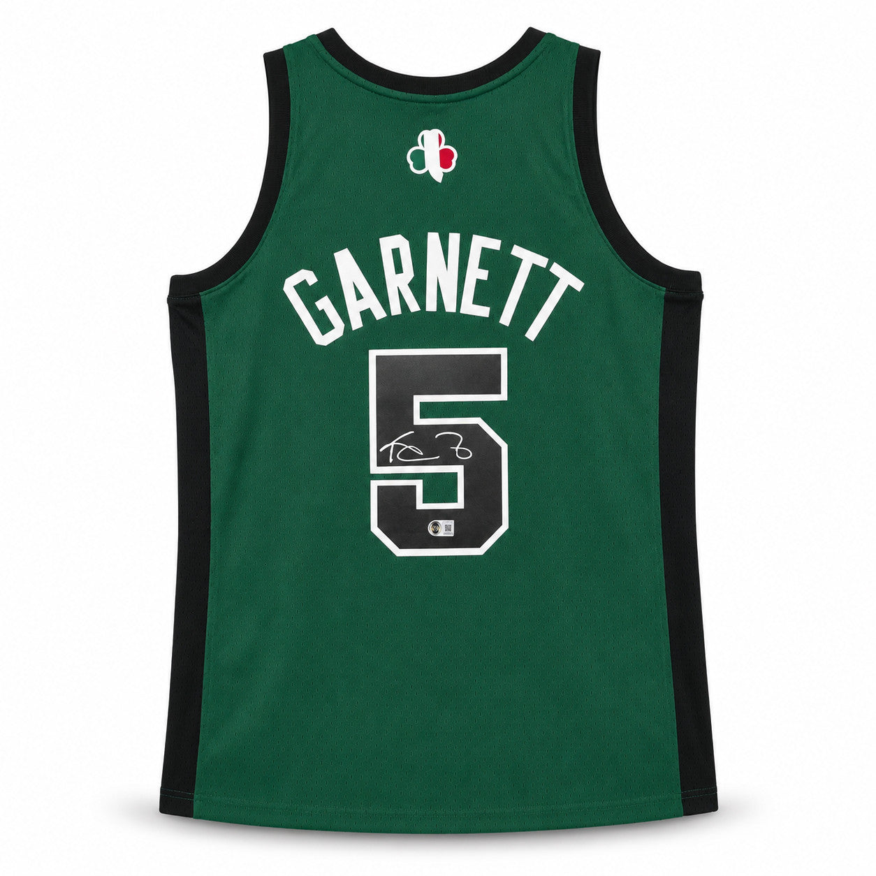 Boston Celtics Kevin Garnett Autographed Green Authentic Mitchell & Ness Jersey Size XXL Beckett BAS Witness Stock #265802