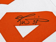 Texas Longhorns Ricky Williams Autographed White Jersey JSA Witness Stock #265682