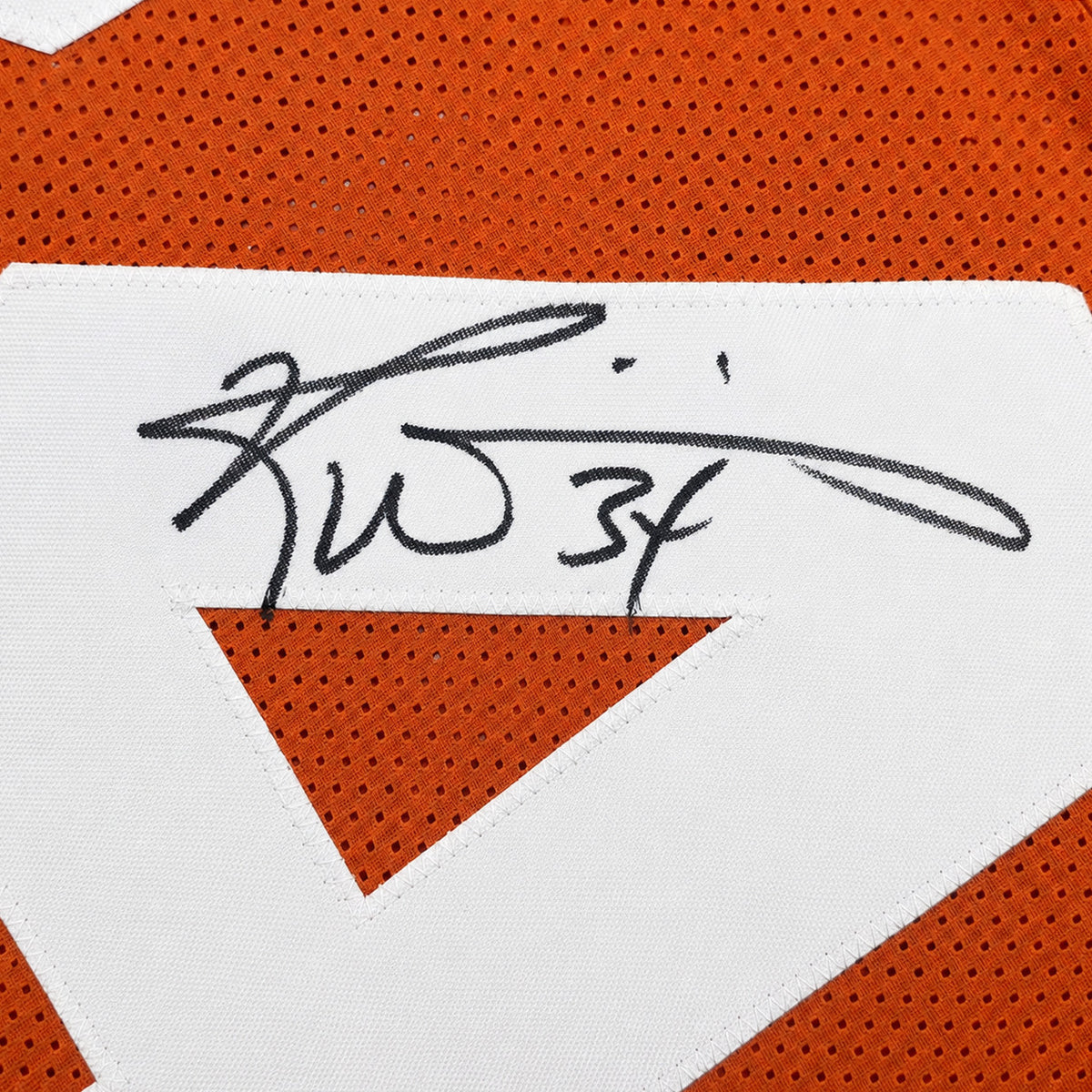 Texas Longhorns Ricky Williams Autographed Orange Jersey JSA Stock #265683