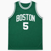 Boston Celtics Kevin Garnett Autographed Green Jersey Beckett BAS Witness Stock #265799