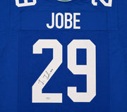 Seattle Seahawks Josh Jobe Autographed Blue Jersey MCS Holo Stock #265434
