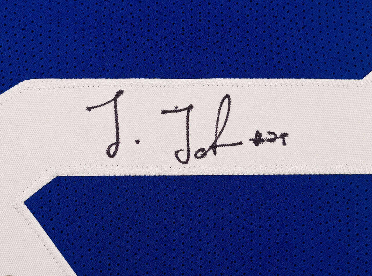 Seattle Seahawks Josh Jobe Autographed Blue Jersey MCS Holo Stock #265434