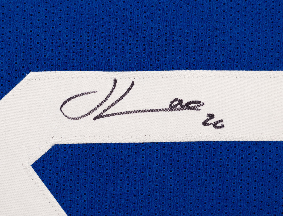 Seattle Seahawks Julian Love Autographed Blue Throwback Jersey MCS Holo Stock #265666