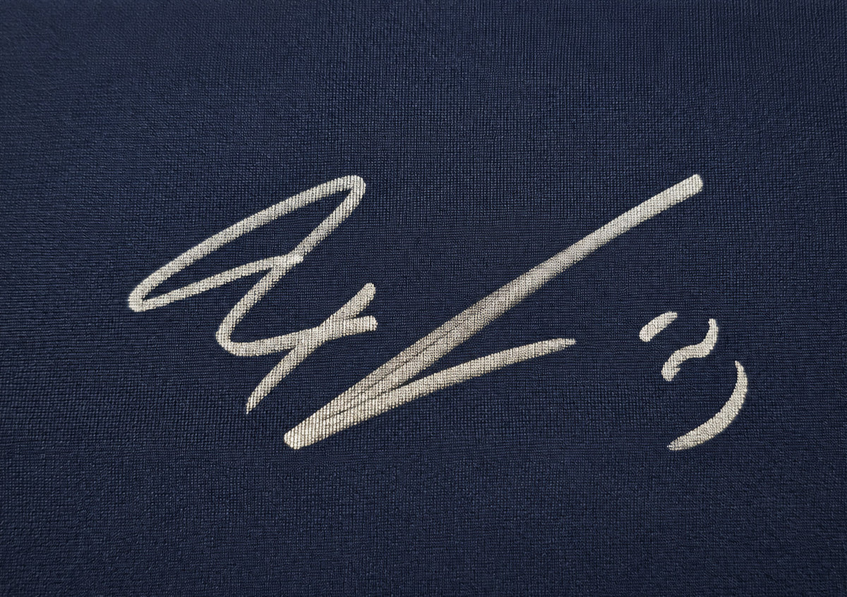Seattle Seahawks Jaxon Smith-Njigba Autographed Blue Nike Super Bowl LX Patch Jersey Size L Beckett BAS Witness Stock #265846