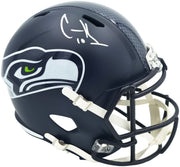 Cooper Kupp Autographed Seattle Seahawks Blue Full Size Super Bowl LX Champions Logo Speed Replica Helmet Fanatics Holo Stock #265836