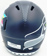Cooper Kupp Autographed Seattle Seahawks Blue Full Size Super Bowl LX Champions Logo Speed Replica Helmet Fanatics Holo Stock #265836