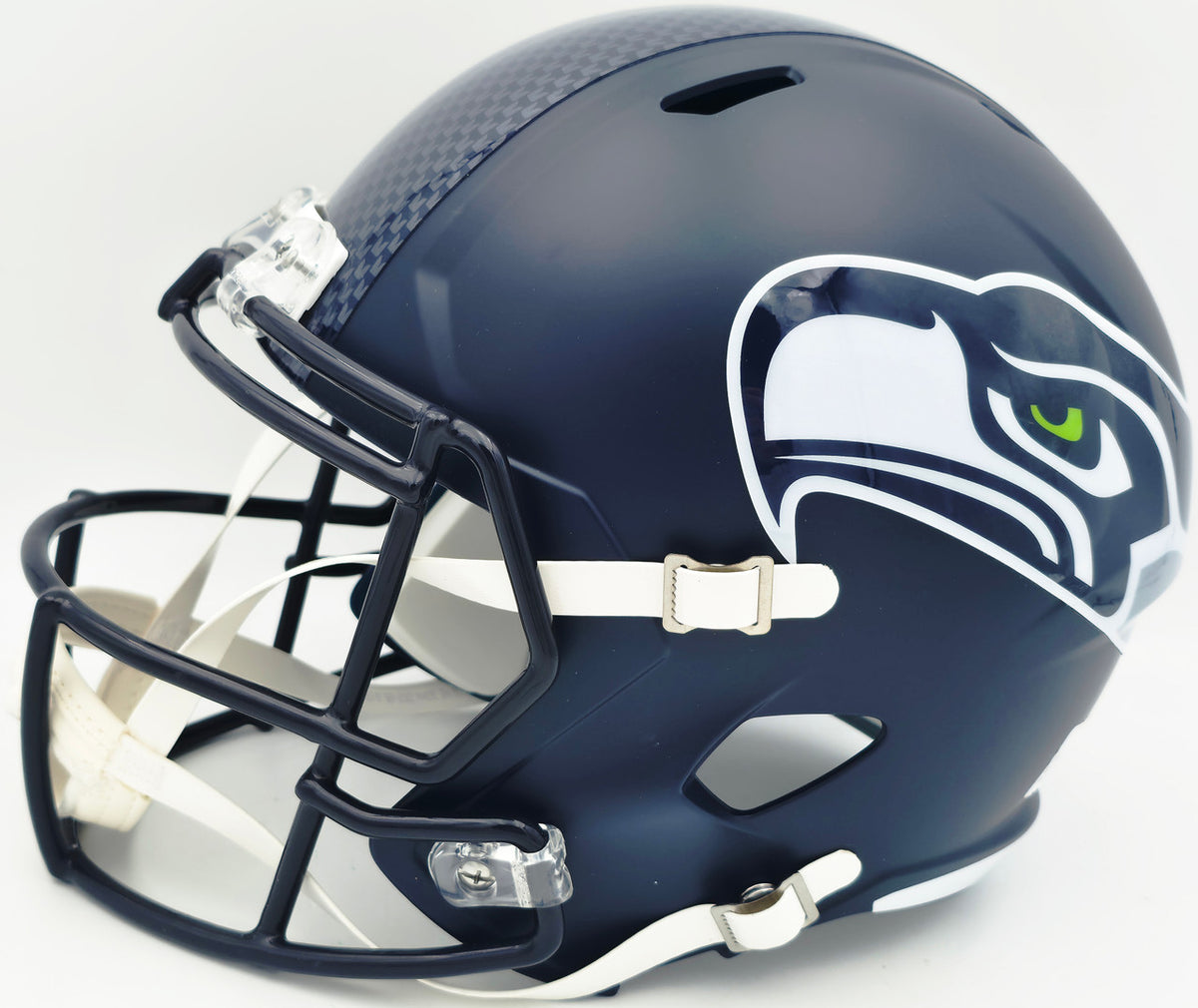 Zach Charbonnet Autographed Seattle Seahawks Blue Full Size Speed Replica Helmet "SB LX Champs" MCS Holo Stock #265871