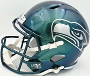 Zach Charbonnet Autographed Seattle Seahawks Full Size Rivalries Speed Replica Helmet "SB LX Champs" MCS Holo Stock #265873