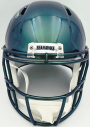 Zach Charbonnet Autographed Seattle Seahawks Full Size Rivalries Speed Replica Helmet "SB LX Champs" MCS Holo Stock #265873