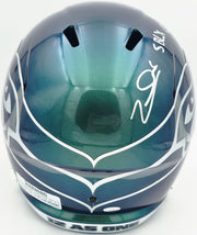 Zach Charbonnet Autographed Seattle Seahawks Full Size Rivalries Speed Replica Helmet "SB LX Champs" MCS Holo Stock #265873