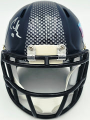 Cooper Kupp Autographed Seattle Seahawks Blue Super Bowl LX Champions Logo Speed Mini Helmet Fanatics Holo Stock #265835