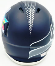 Cooper Kupp Autographed Seattle Seahawks Blue Super Bowl LX Champions Logo Speed Mini Helmet Fanatics Holo Stock #265835