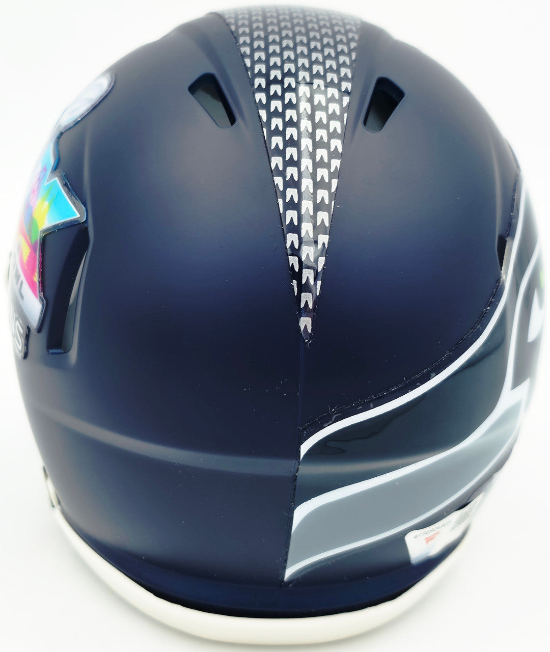 Cooper Kupp Autographed Seattle Seahawks Blue Super Bowl LX Champions Logo Speed Mini Helmet Fanatics Holo Stock #265835