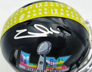 Zach Charbonnet Autographed Seattle Seahawks Black Super Bowl LX Logo Speed Mini Helmet MCS Holo Stock #265878