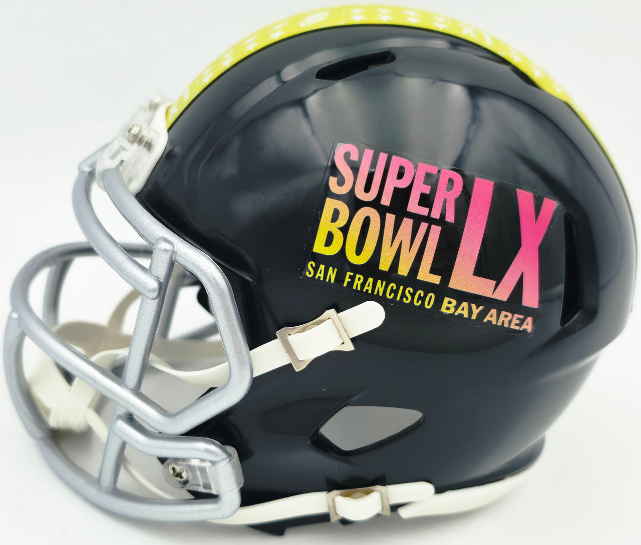 Zach Charbonnet Autographed Seattle Seahawks Black Super Bowl LX Logo Speed Mini Helmet MCS Holo Stock #265878