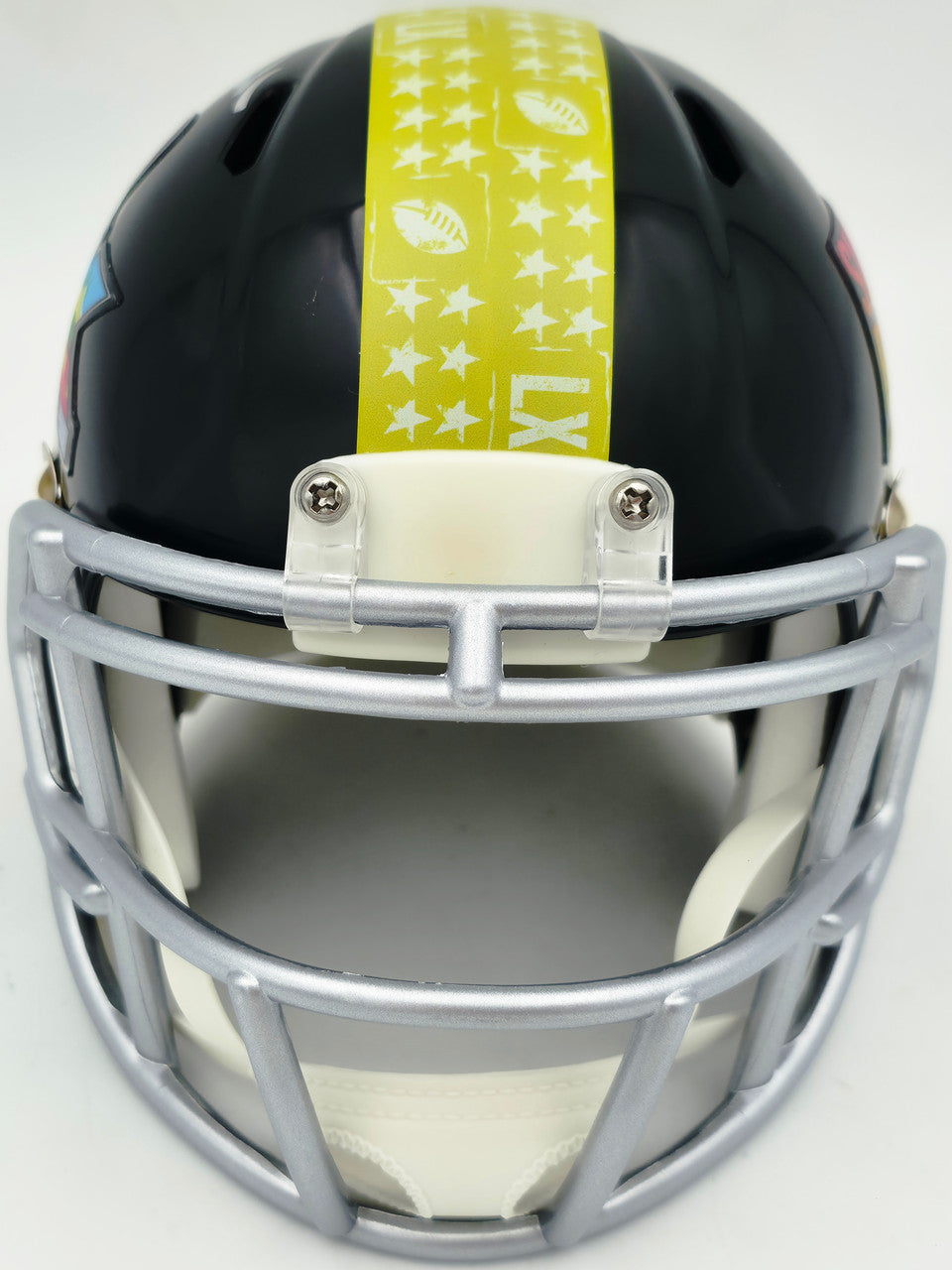 Zach Charbonnet Autographed Seattle Seahawks Black Super Bowl LX Logo Speed Mini Helmet MCS Holo Stock #265878