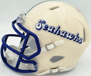 Zach Charbonnet Autographed Seattle Seahawks Cream Retro Speed Mini Helmet MCS Holo Stock #265879