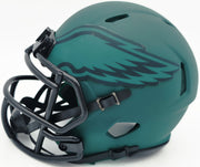 Michael Vick Autographed Philadelphia Eagles Rave Green Speed Mini Helmet Beckett BAS Witness Stock #265885