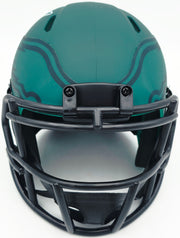 Michael Vick Autographed Philadelphia Eagles Rave Green Speed Mini Helmet Beckett BAS Witness Stock #265885