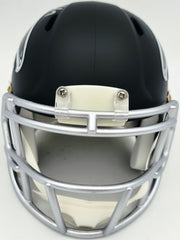 Michael Vick Autographed Atlanta Falcons Black Speed Mini Helmet Beckett BAS Witness Stock #265888