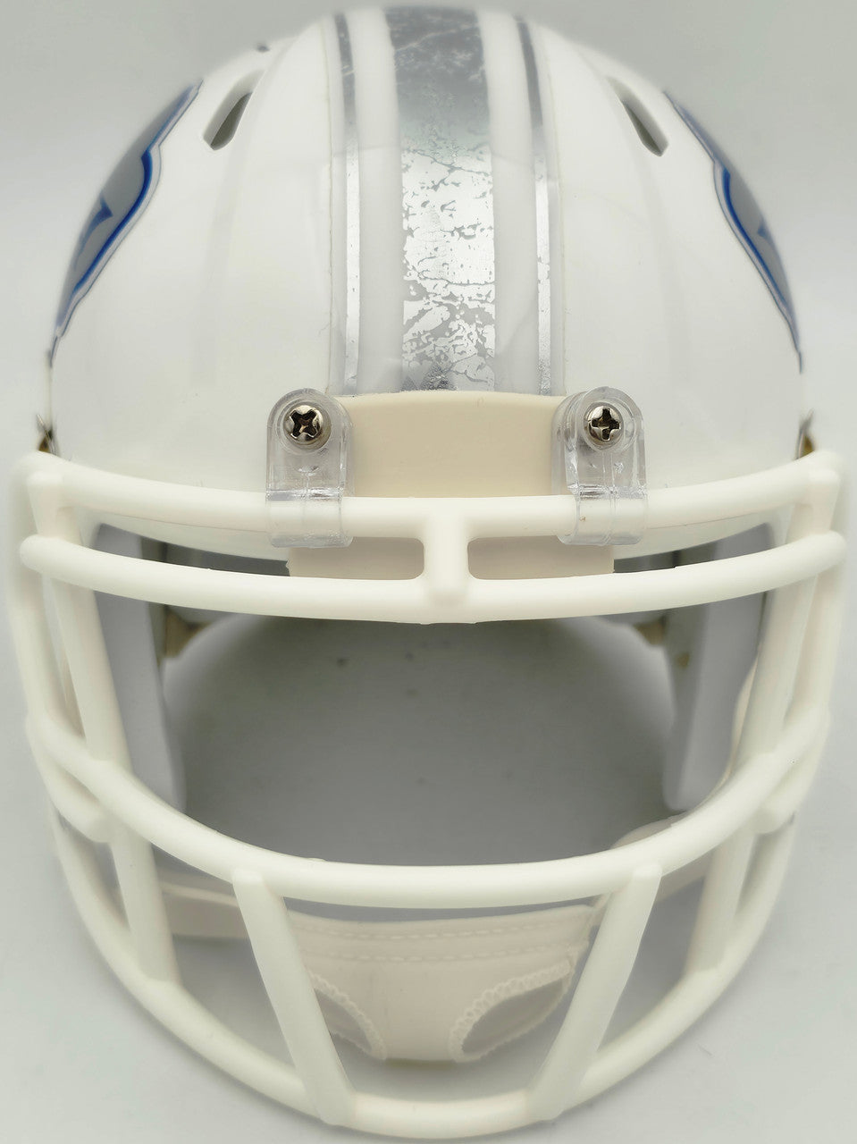 DJ Moore Autographed Buffalo Bills White Rivalries Speed Mini Helmet Beckett BAS Witness Stock #265891
