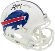 DJ Moore Autographed Buffalo Bills White Speed Mini Helmet Beckett BAS Witness Stock #265892
