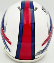 DJ Moore Autographed Buffalo Bills White Speed Mini Helmet Beckett BAS Witness Stock #265892