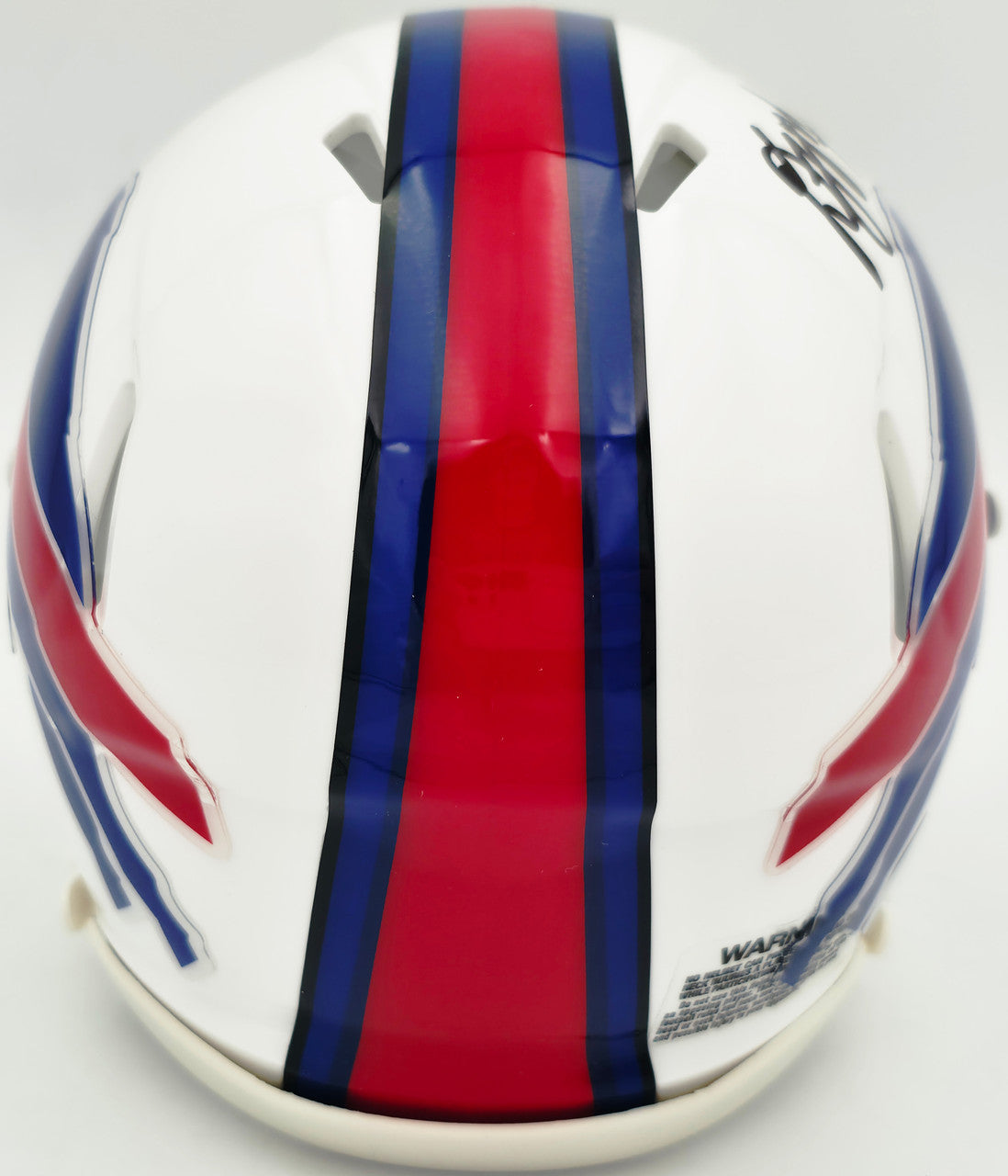 DJ Moore Autographed Buffalo Bills White Speed Mini Helmet Beckett BAS Witness Stock #265892