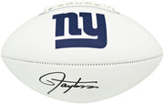 Lawrence Taylor Autographed Football New York Giants Beckett BAS Witness Stock #265847