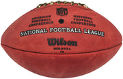 Brian Urlacher Autographed Chicago Bears Official NFL Leather Chicago Bears Logo Football "God Bless The Troops" Beckett BAS Witness Stock #265848