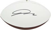 Jordan Addison Autographed Minnesota Vikings White Logo Football Beckett BAS QR Stock #265861