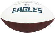 LeSean McCoy Autographed Philadelphia Eagles White Logo Football Beckett BAS Witness Stock #265864