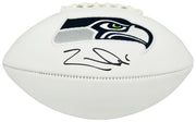 Zach Charbonnet Autographed Seattle Seahawks White Logo Football MCS Holo Stock #265876