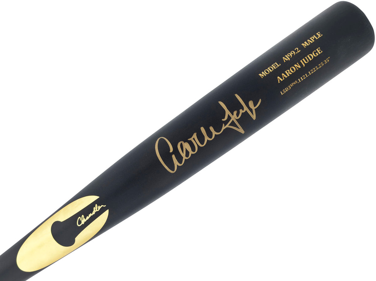 Aaron Judge Autographed Black Chandler Model AJ99.2 Maple Baseball Bat New York Yankees Fanatics & MLB Holo Stock #265837