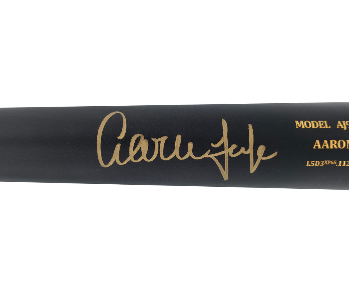 Aaron Judge Autographed Black Chandler Model AJ99.2 Maple Baseball Bat New York Yankees Fanatics & MLB Holo Stock #265837