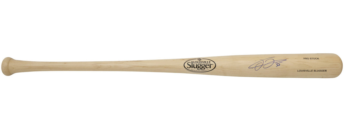 Frank Thomas Autographed Blonde Louisville Slugger Pro Stock Baseball Bat Chicago White Sox Beckett BAS Witness Stock #265855
