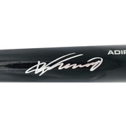 Vladimir Guerrero Sr. Autographed Black Rawlings Adirondack Pro Baseball Bat Los Angeles Angels Beckett BAS Witness Stock #265893