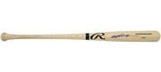 Vladimir Guerrero Sr. Autographed Blonde Rawlings Adirondack Pro Baseball Bat Los Angeles Angels Beckett BAS Witness Stock #265894