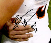 Brian Urlacher Autographed 16x20 Photo Chicago Bears "HOF 18" Beckett BAS Witness Stock #265852