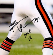 Brian Urlacher Autographed 16x20 Photo Chicago Bears "HOF 18" Beckett BAS Witness Stock #265853