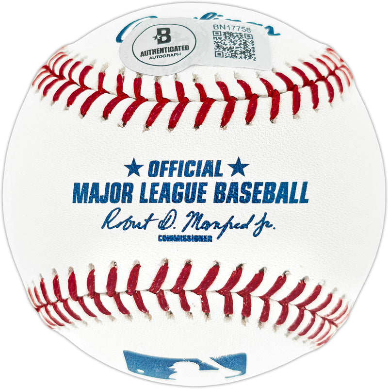 Bret Saberhagen Autographed Official MLB Baseball Kansas City Royals, New York Mets Beckett BAS QR Stock #265895